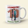 Celebrating Christmas Together, Couple Gift, Personalized Mug, Anniversary Couple Mug, Christmas Gift