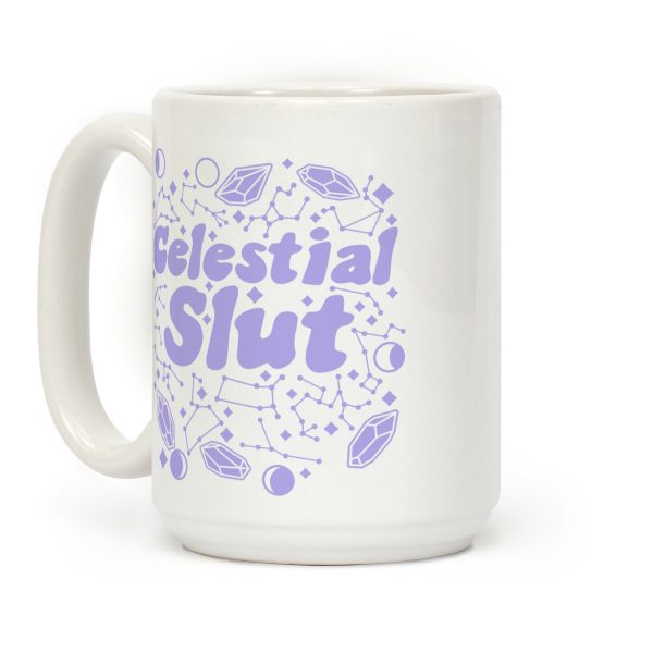 Celestial Slut Purple Coffee Mug Celestial Slut Purple Coffee Mug