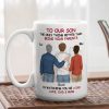 Ceramic Mug for Son from Dad, Warm Family Artwork, Keeps Hot Drinks, Creative Gift for New Dads, Birthdays or Father's Day Ceramic Mug for Son from Dad, Warm Family Artwork, Keeps Hot Drinks, Creative Gift for New Dads, Birthdays or Father's Day