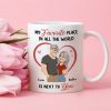 Ceramic Mug 'My Favorite Place' Couple Design, Personalized Love Gift For Couples, Sweet Daily Coffee Reminder
