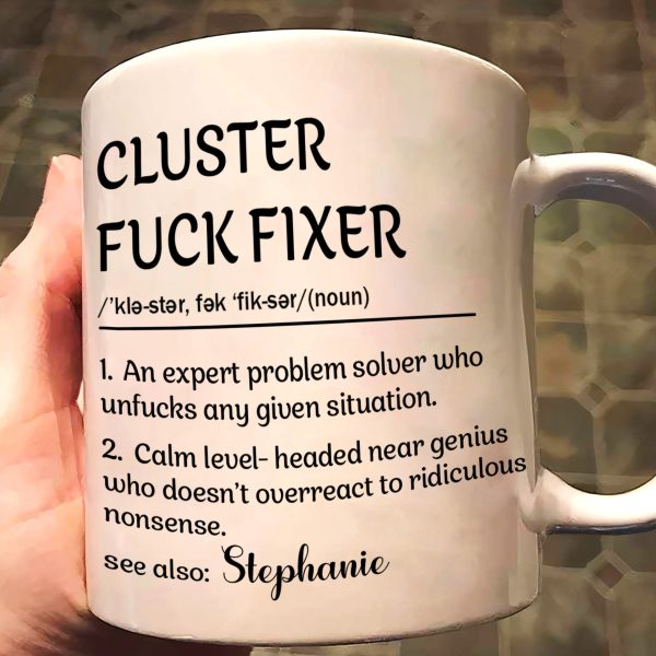 Ceramic Mug With Funny Problem Solver Quote, Personalized One Of A Kind Gift for Friends or Coworkers, Daily Coffee Humor Ceramic Mug With Funny Problem Solver Quote, Personalized One Of A Kind Gift for Friends or Coworkers, Daily Coffee Humor