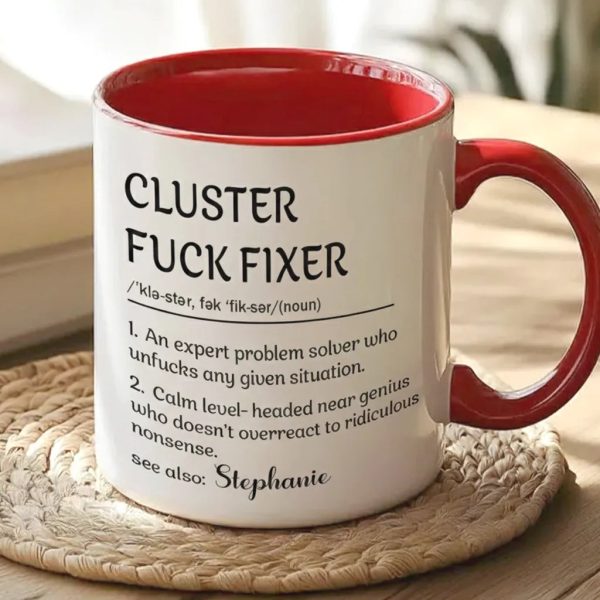 Ceramic Mug With Funny Problem Solver Quote, Personalized One Of A Kind Gift for Friends or Coworkers, Daily Coffee Humor Ceramic Mug With Funny Problem Solver Quote, Personalized One Of A Kind Gift for Friends or Coworkers, Daily Coffee Humor