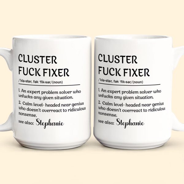 Ceramic Mug With Funny Problem Solver Quote, Personalized One Of A Kind Gift for Friends or Coworkers, Daily Coffee Humor Ceramic Mug With Funny Problem Solver Quote, Personalized One Of A Kind Gift for Friends or Coworkers, Daily Coffee Humor