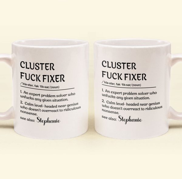 Ceramic Mug With Funny Problem Solver Quote, Personalized One Of A Kind Gift for Friends or Coworkers, Daily Coffee Humor Ceramic Mug With Funny Problem Solver Quote, Personalized One Of A Kind Gift for Friends or Coworkers, Daily Coffee Humor