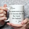 Ceramic Mug With Romantic French Love Message Personalized for Your Partner A Sweet Everyday Coffee Gift
