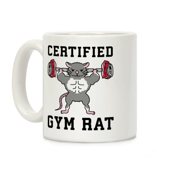 Certified Gym Rat Coffee Mug Certified Gym Rat Coffee Mug