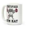Certified Gym Rat Coffee Mug Certified Gym Rat Coffee Mug