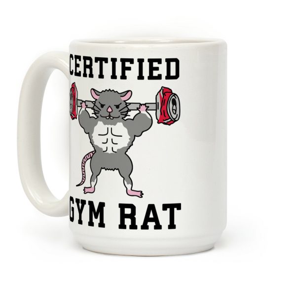 Certified Gym Rat Coffee Mug Certified Gym Rat Coffee Mug