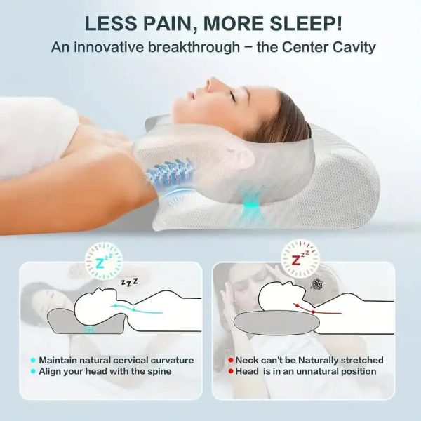 Cervical Orthopedic Memory Foam Neck Pillow Cervical Orthopedic Memory Foam Neck Pillow
