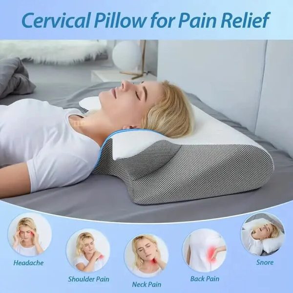 Cervical Orthopedic Memory Foam Neck Pillow Cervical Orthopedic Memory Foam Neck Pillow