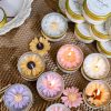 Chamomile Scented Soy Wax Candle in Flower Tin Chamomile Scented Soy Wax Candle in Flower Tin