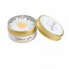 Chamomile Scented Soy Wax Candle in Flower Tin Chamomile Scented Soy Wax Candle in Flower Tin