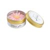 Chamomile Scented Soy Wax Candle in Flower Tin Chamomile Scented Soy Wax Candle in Flower Tin