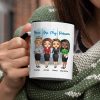 Chance Made Us Colleagues - BFF Bestie Gift - Personalized Custom Accent Mug Chance Made Us Colleagues - BFF Bestie Gift - Personalized Custom Accent Mug
