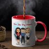 Chance Made Us Colleagues - BFF Bestie Gift - Personalized Custom Accent Mug Chance Made Us Colleagues - BFF Bestie Gift - Personalized Custom Accent Mug