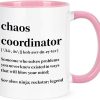 Chaos Coordinator Coffee Mug Funny Gift for Boss Teacher Coworker