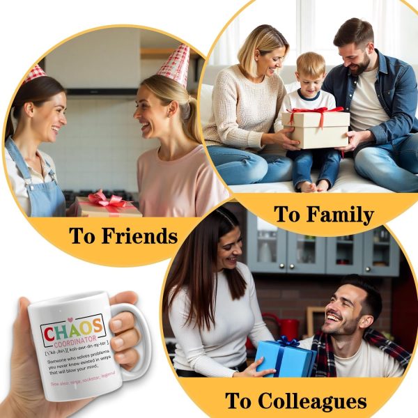 Chaos Coordinator Definition Coffee Mug, Funny Office Gift for Boss Manager Teacher Mom, Birthday Christmas Appreciation Gift Chaos Coordinator Definition Coffee Mug, Funny Office Gift for Boss Manager Teacher Mom, Birthday Christmas Appreciation Gift