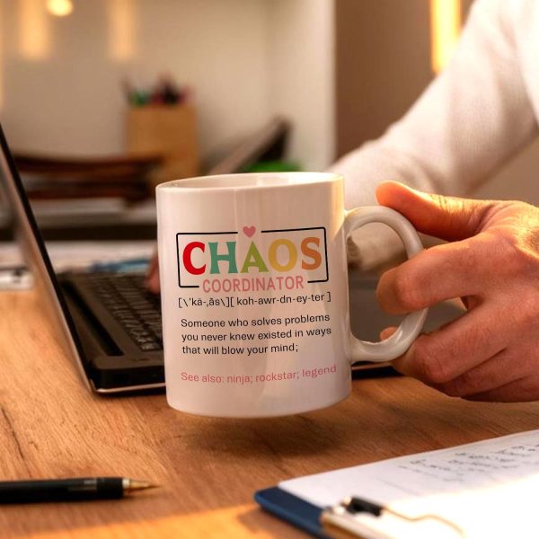 Chaos Coordinator Definition Coffee Mug, Funny Office Gift for Boss Manager Teacher Mom, Birthday Christmas Appreciation Gift Chaos Coordinator Definition Coffee Mug, Funny Office Gift for Boss Manager Teacher Mom, Birthday Christmas Appreciation Gift