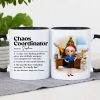 Chaos Coordinator Definition Office Humor - Personalized Mug - Christmas Gift for Coworkers, Husband, Wife, Daughter, Son, Friends Chaos Coordinator Definition Office Humor - Personalized Mug - Christmas Gift for Coworkers, Husband, Wife, Daughter, Son, Friends
