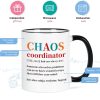 Chaos Coordinator Funny Coffee Mug, Appreciation Gift for Boss Manager Teacher Coworker Nurse Mom, Birthday Christmas Gift Chaos Coordinator Funny Coffee Mug, Appreciation Gift for Boss Manager Teacher Coworker Nurse Mom, Birthday Christmas Gift