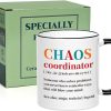 Chaos Coordinator Funny Coffee Mug, Appreciation Gift for Boss Manager Teacher Coworker Nurse Mom, Birthday Christmas Gift Chaos Coordinator Funny Coffee Mug, Appreciation Gift for Boss Manager Teacher Coworker Nurse Mom, Birthday Christmas Gift