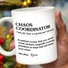 Chaos Coordinator Magical Problem Solver Mug - Personalized Custom Coffee Mug - COL051_MG