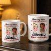 Chaos Coordinators, Cartoon Characters And Hearts - Personalized Custom Coffee Mug - BST494_MG Chaos Coordinators, Cartoon Characters And Hearts - Personalized Custom Coffee Mug - BST494_MG