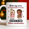 Chaos Coordinators, Cartoon Characters And Hearts - Personalized Custom Coffee Mug - BST494_MG Chaos Coordinators, Cartoon Characters And Hearts - Personalized Custom Coffee Mug - BST494_MG