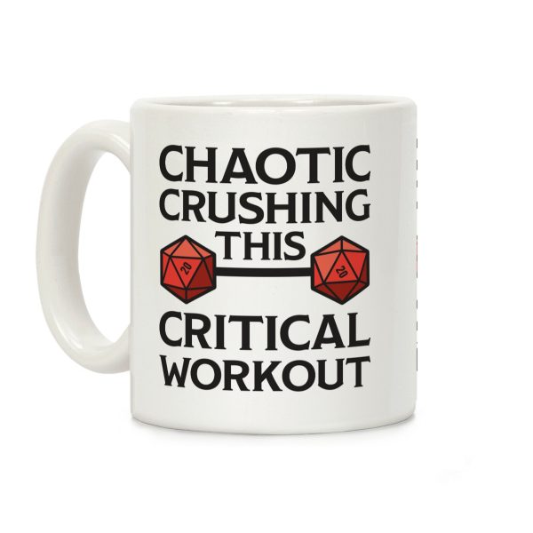 Chaotic Crushing This Critical Workout Coffee Mug Chaotic Crushing This Critical Workout Coffee Mug