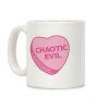 Chaotic Evil Candy Heart Coffee Mug Chaotic Evil Candy Heart Coffee Mug
