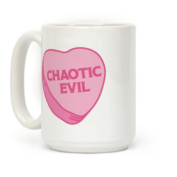Chaotic Evil Candy Heart Coffee Mug Chaotic Evil Candy Heart Coffee Mug