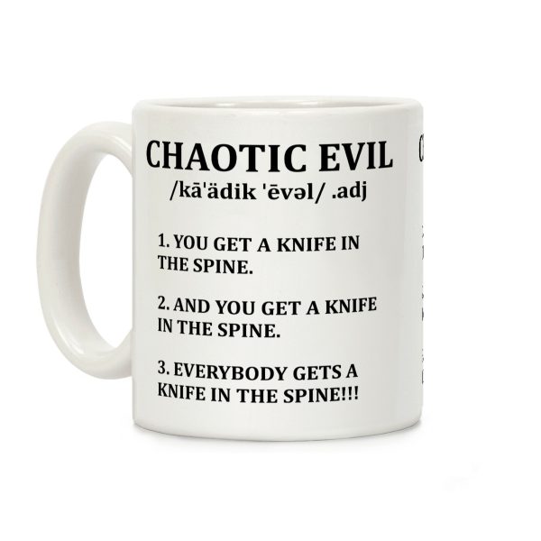 Chaotic evil Definition Coffee Mug Chaotic evil Definition Coffee Mug