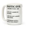 Chaotic evil Definition Coffee Mug Chaotic evil Definition Coffee Mug