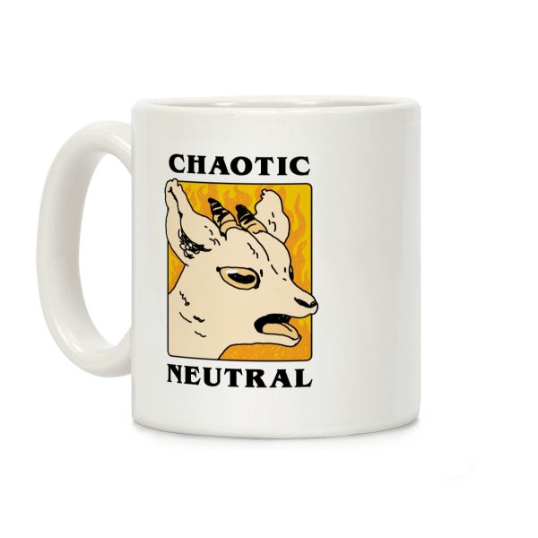 Chaotic Neutral Goat Coffee Mug Chaotic Neutral Goat Coffee Mug