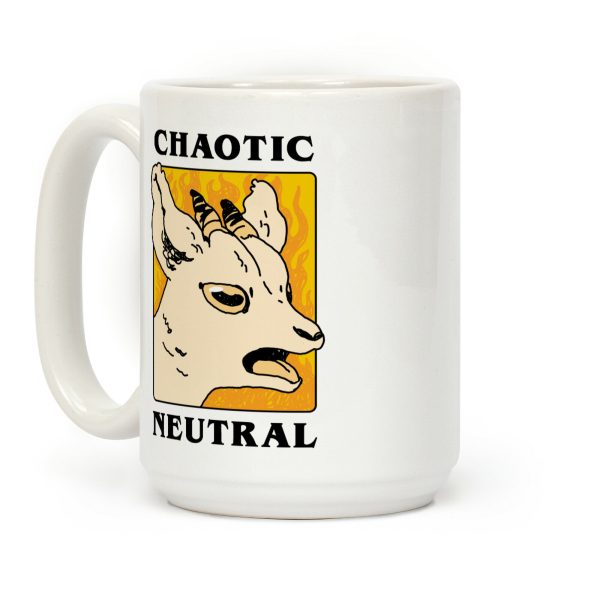 Chaotic Neutral Goat Coffee Mug Chaotic Neutral Goat Coffee Mug