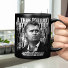 Charlie Kirk Memorial A True Patriot Tribute Remembrance Black Mug LM32 65541