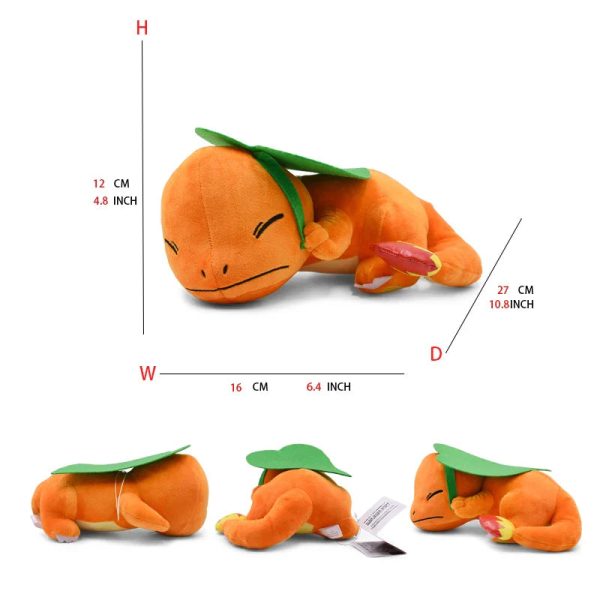 Charmander Cuddly Plush Toy - 11 Soft Cartoon Character Doll Charmander Cuddly Plush Toy - 11 Soft Cartoon Character Doll