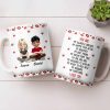 Charming Character Illustrations With Hearts - Personalized Custom Coffee Mug - HSB083_MG Charming Character Illustrations With Hearts - Personalized Custom Coffee Mug - HSB083_MG