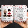 Charming Character Illustrations With Hearts - Personalized Custom Coffee Mug - HSB083_MG Charming Character Illustrations With Hearts - Personalized Custom Coffee Mug - HSB083_MG