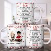Charming Character Illustrations With Hearts - Personalized Custom Coffee Mug - HSB083_MG Charming Character Illustrations With Hearts - Personalized Custom Coffee Mug - HSB083_MG