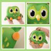 Charming Green Owl Plush Toy