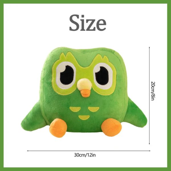 Charming Green Owl Plush Toy