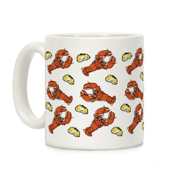 Cheddar Bae Lobster Pattern Coffee Mug Cheddar Bae Lobster Pattern Coffee Mug