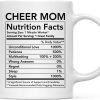 Cheer Mom Nutritional Facts Coffee Mug Funny Gift for Mom Birthday Mother's Day Christmas Gift Cheer Mom Nutritional Facts Coffee Mug Funny Gift for Mom Birthday Mother's Day Christmas Gift