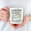Cheer Mom Nutritional Facts Coffee Mug Funny Gift for Mom Birthday Mother's Day Christmas Gift Cheer Mom Nutritional Facts Coffee Mug Funny Gift for Mom Birthday Mother's Day Christmas Gift
