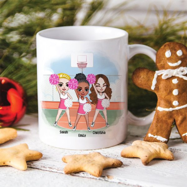 Cheerleaders Are Angels - The Only Humans Who Can Fly, Personalized Coffee Mug, Cheerleaders Friend Gift Cheerleaders Are Angels - The Only Humans Who Can Fly, Personalized Coffee Mug, Cheerleaders Friend Gift