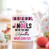 Cheerleaders Are Angels - The Only Humans Who Can Fly, Personalized Coffee Mug, Cheerleaders Friend Gift Cheerleaders Are Angels - The Only Humans Who Can Fly, Personalized Coffee Mug, Cheerleaders Friend Gift