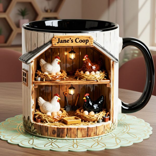 Chicken Farm Coffee Mug - Personalized Gifts For Farmer 02ohta311225 Chicken Farm Coffee Mug - Personalized Gifts For Farmer 02ohta311225
