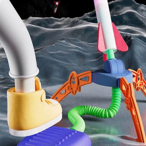 Children's foam rocket launcher Children's foam rocket launcher