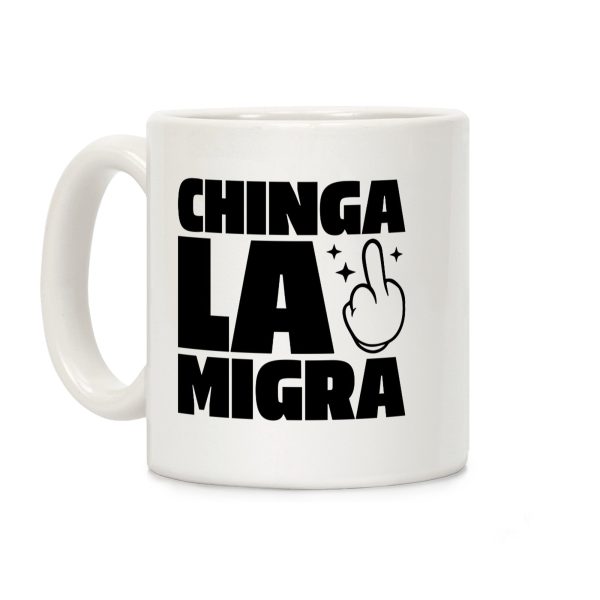 Chinga La Migra Finger Coffee Mug